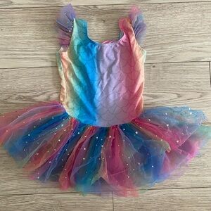 Rainbow Mermaid Kids ballet dress